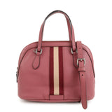 GUCCI Sherry Leather 2Way Bag Hand Bag Pink Beige 341504  d