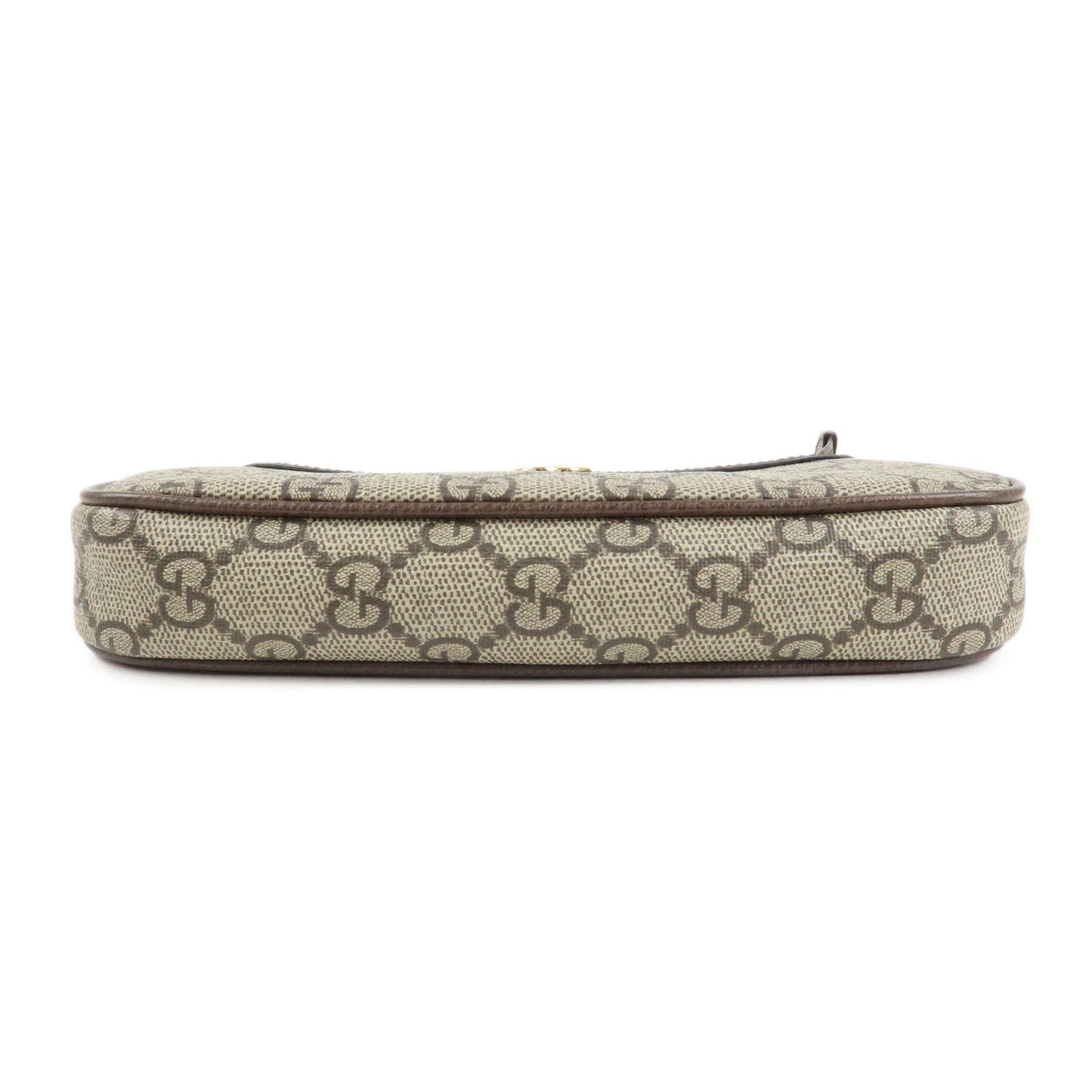 GUCCI Ophidia Leather GG Supreme Chain Pouch Beige Brown 764960  d