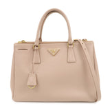 PRADA Triangle Logo Galleria 2Way Bag Shoulder Bag Pink BN2274