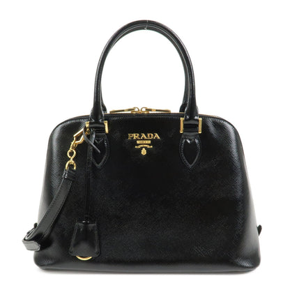 PRADA Promenade Small 2Way Bag Hand Bag Black BL0838