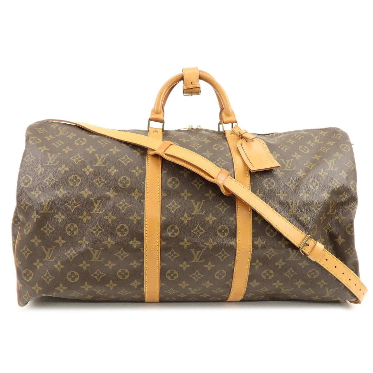 Louis Vuitton Monogram Keep All Bandouliere 60 Boston Bag M41412