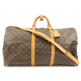 Louis Vuitton Monogram Keep All Bandouliere 60 Boston Bag M41412