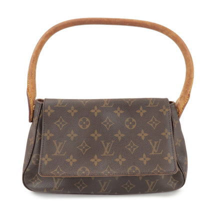 Louis Vuitton Monogram Mini Looping Shoulder Bag Brown M51147