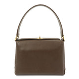 GUCCI Old Gucci Leather Hand Bag Brown 000?406?0025