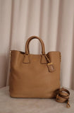 Prada Beige Vitello Daino Shoulder Bag