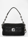Christian Dior Cannage Chaining Nylon Shoulder Bag