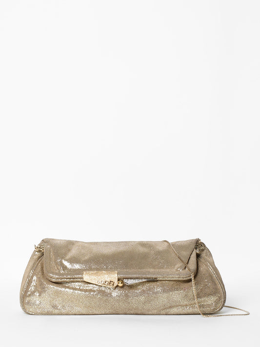 Fendi Golden Shiny Clutch
