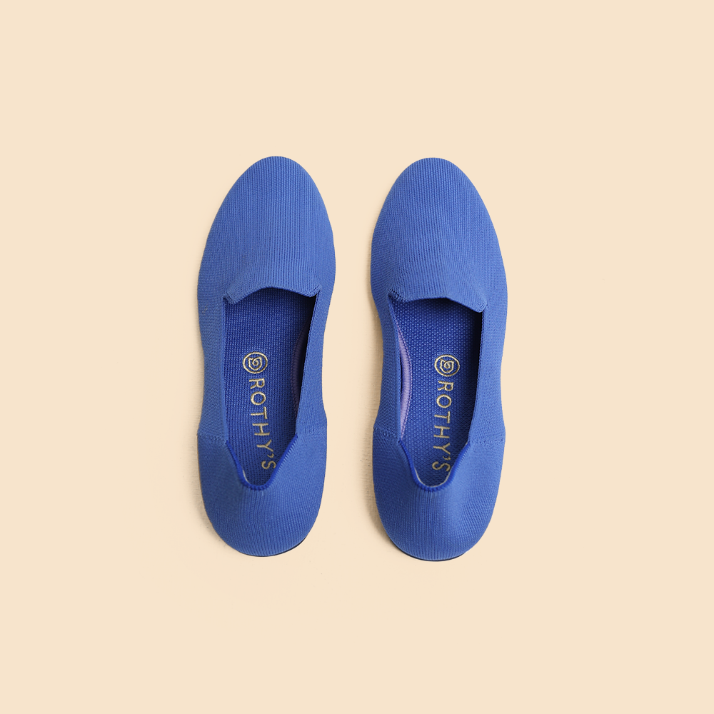 Rothy - Women - The Loafer - Cornflower Blue (Blue Sole)