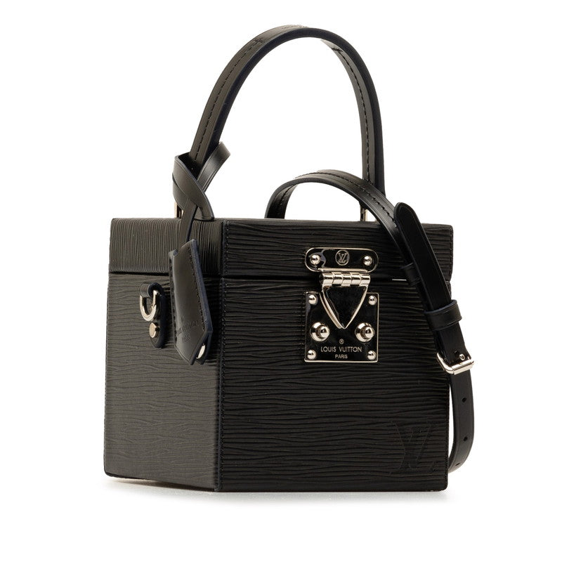 Louis Vuitton Epi Breaker Box Handbag Shoulder Bag 2WAY M52703 Noir Black Leather  Louis Vuitton
