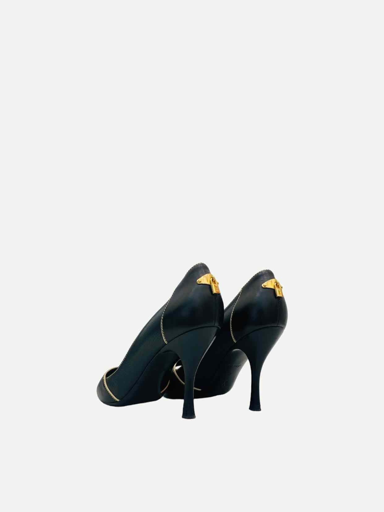 LOUIS VUITTON Spiked Black Size EU 41 Pumps