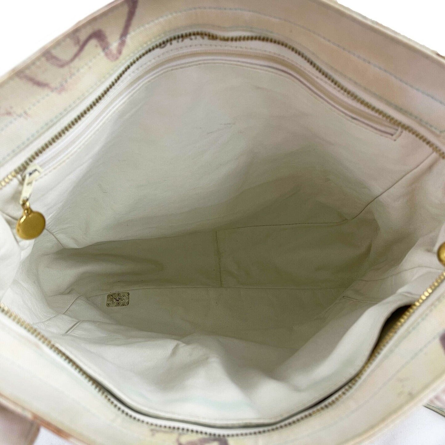 CHANEL -   1990's Graphic Multicolor Medium Camellia Print Shoulder Bag