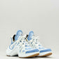LOUIS VUITTON White & Blue Monogram Size EU 40 Sneakers