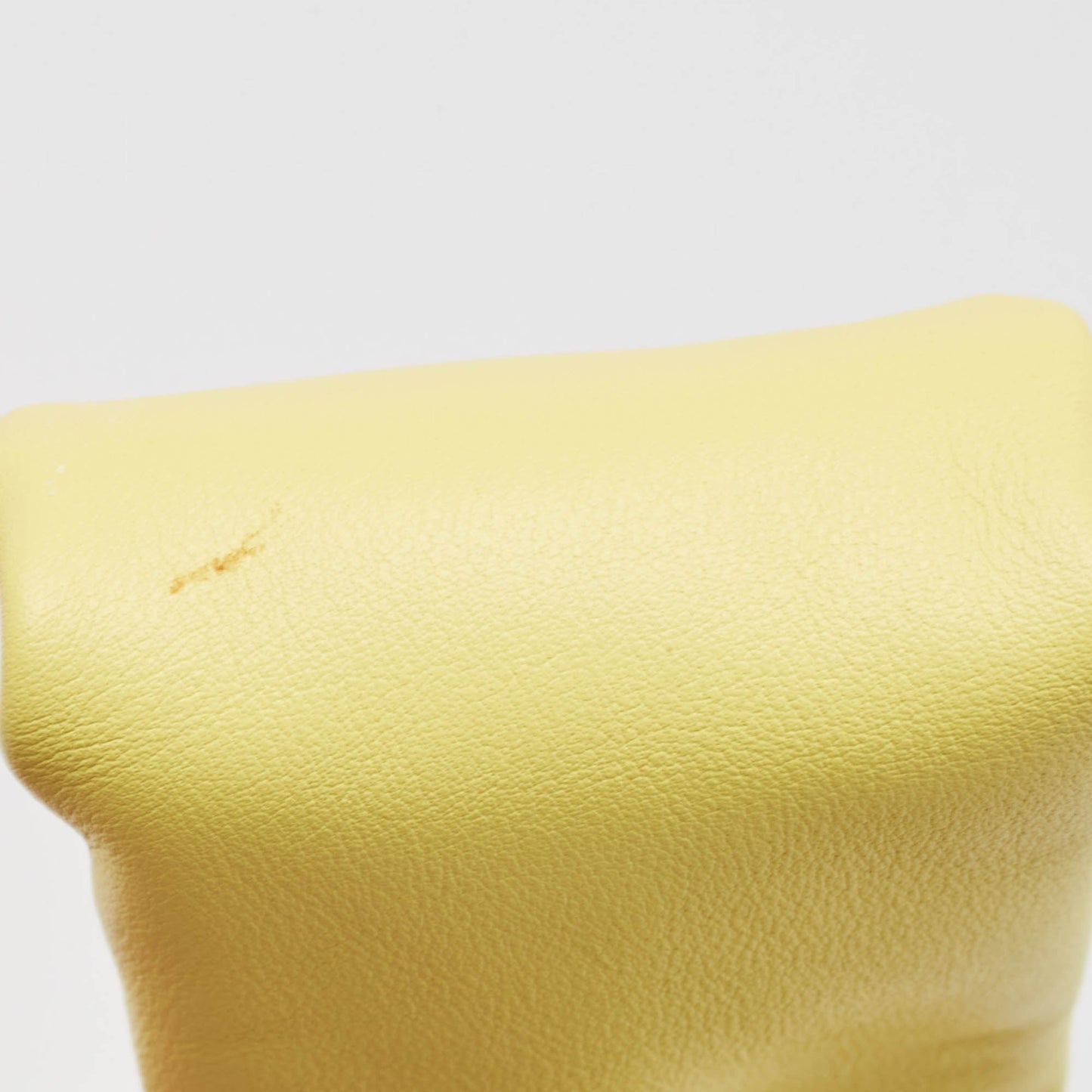 Bottega Veneta Yellow Leather Bv Twist Clutch Bag