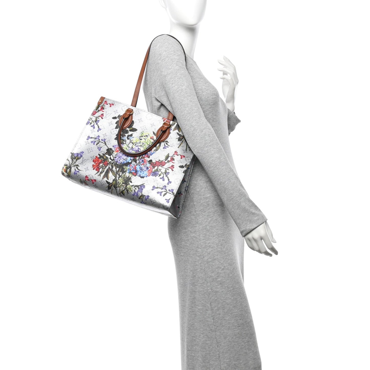 Louis Vuitton Monogram LV Garden OnTheGo MM Silver