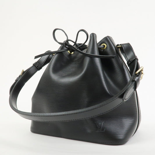 Louis Vuitton Epi Petit Noe Shoulder Bag Noir Black M44102