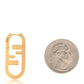 Amelia Metal FF O'Lock Single Earring Gold