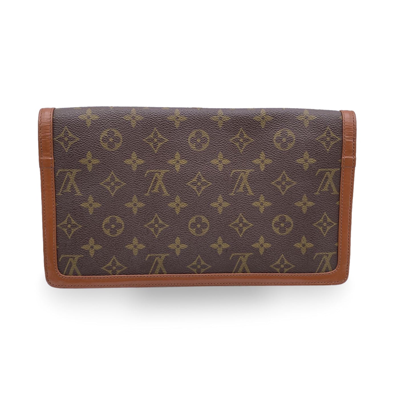 LOUIS VUITTON   Monogram Canvas Pochette Dame Clutch Bag