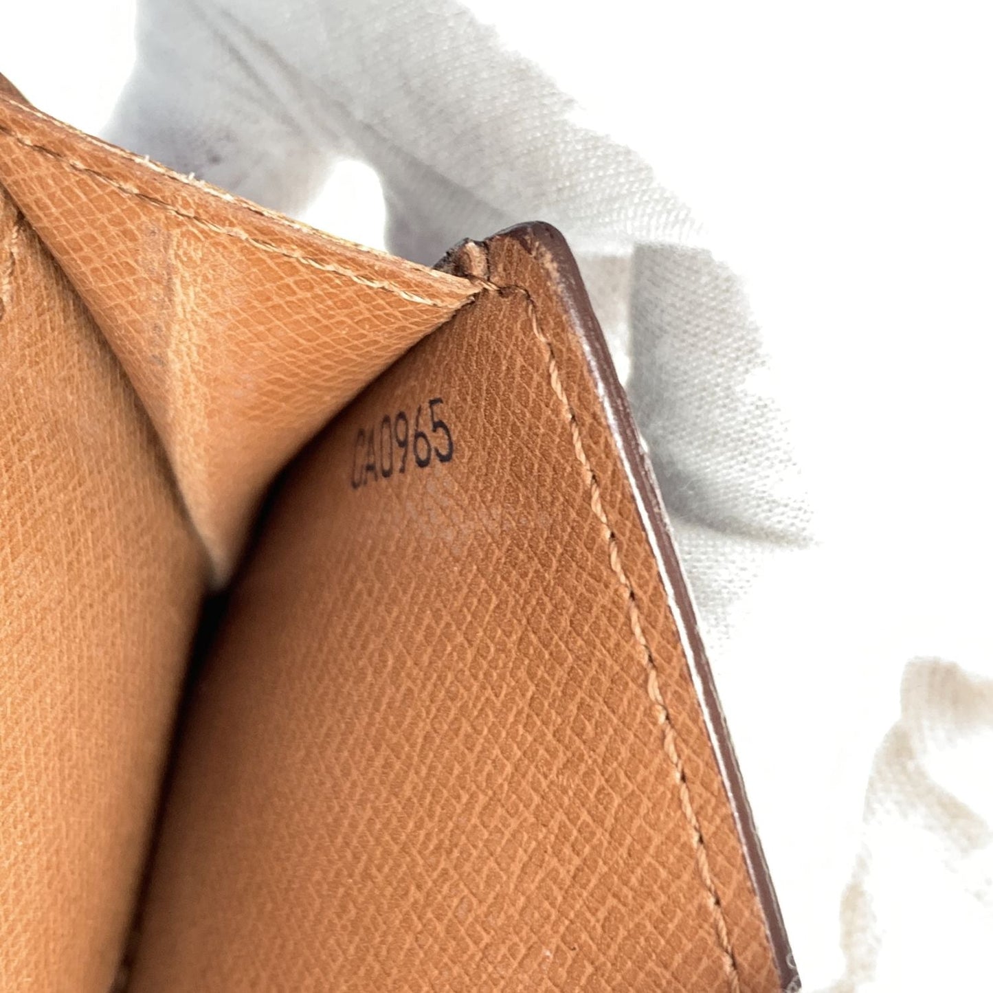 LOUIS VUITTON   Brown Monogram Canvas Long Bill Wallet