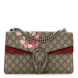 Amelia GG Supreme Monogram Blooms Small Dionysus Shoulder Bag Beige Multicolor Dry Rose