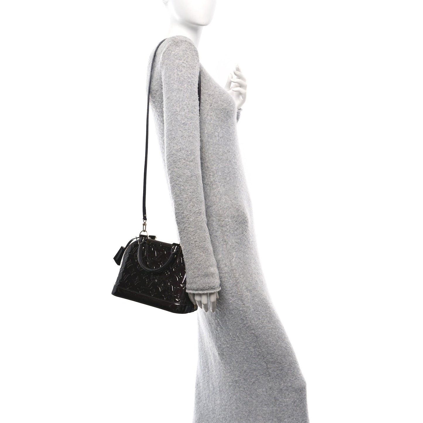 Louis Vuitton Vernis Alma BB Amarante