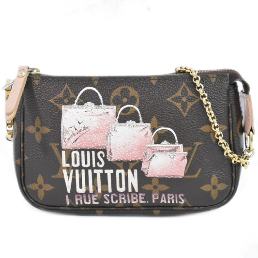 Louis Vuitton Pochette  Canvas Clutch Bag