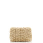 LouLou Puffer Clutch Matelasse Chevron Shearling Small