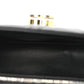 Amelia Calfskin Quilted Small Deco Shoulder Bag Black