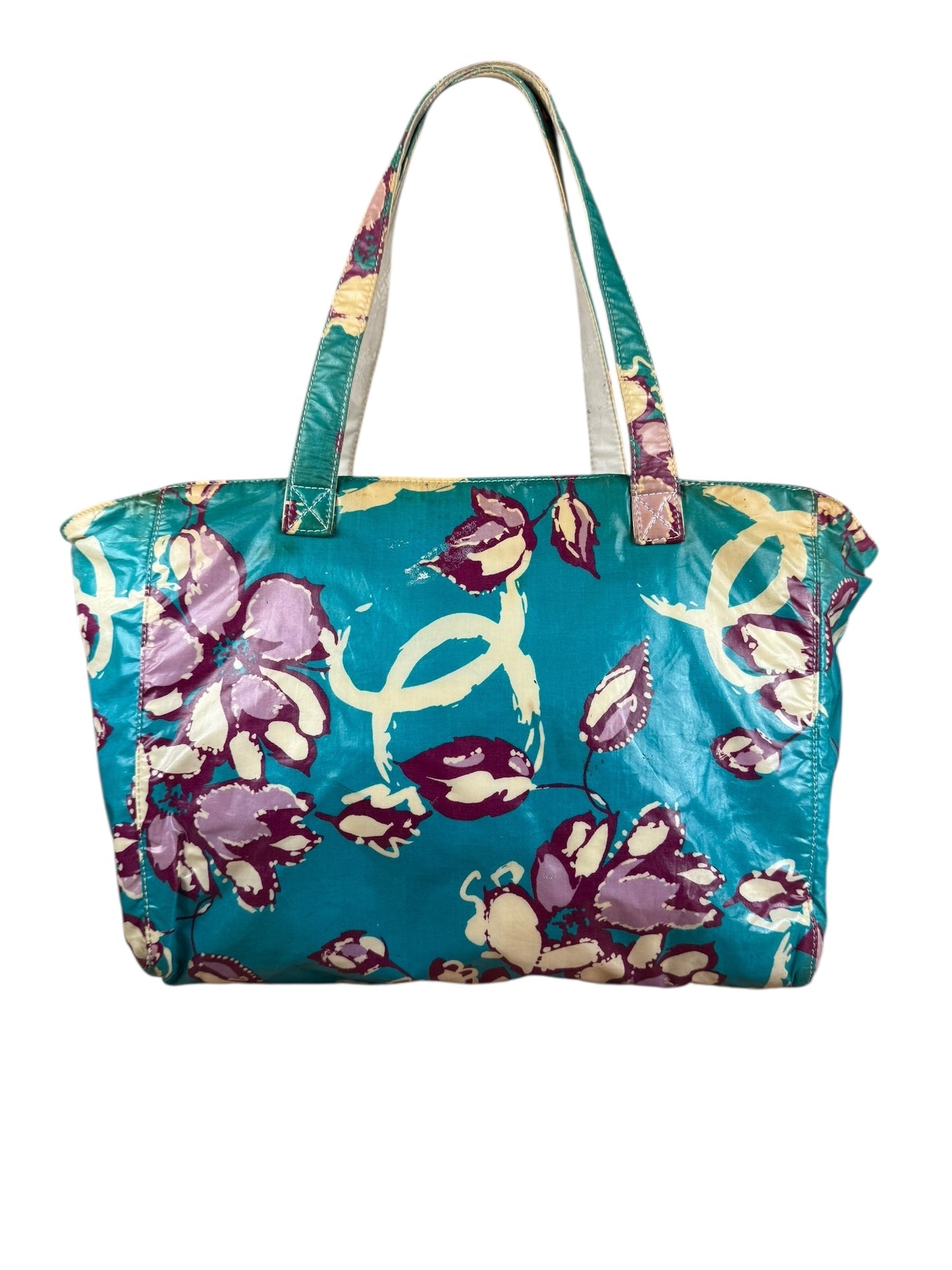Chanel   Floral Shopper Tote 2000-2002