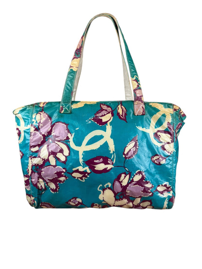 Chanel   Floral Shopper Tote 2000-2002