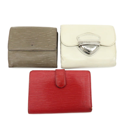 Louis Vuitton Epi Set of 3 Compact Wallet M6658J/M63247/M6348G