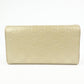 GUCCI Guccissima Interlocking G Flap Long Wallet Gold 388679