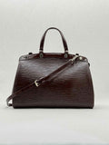 LOUIS VUITTON Brea Burgundy Top Handle