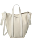 Blnciaga Everyday 2.0 Canvas & Leather Shoulder Tote