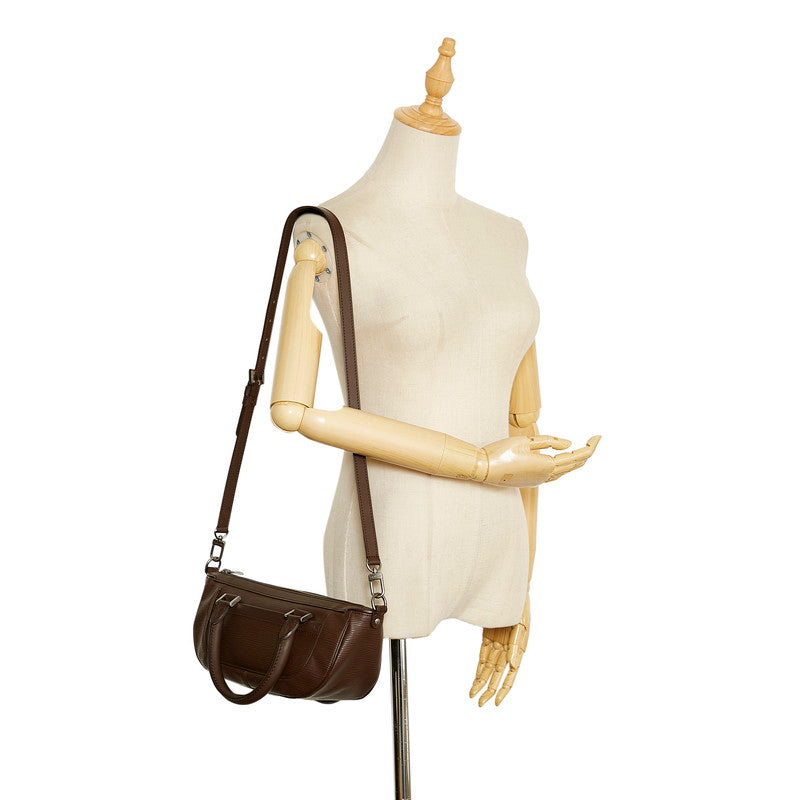 Louis Vuitton Epi Danula PM Handbag 2WAY M5891D Mocha Brown Leather  Louis Vuitton