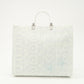 FENDI Leather Sunshine Medium 2Way Tote Bag Hand Bag White 8BH386  d