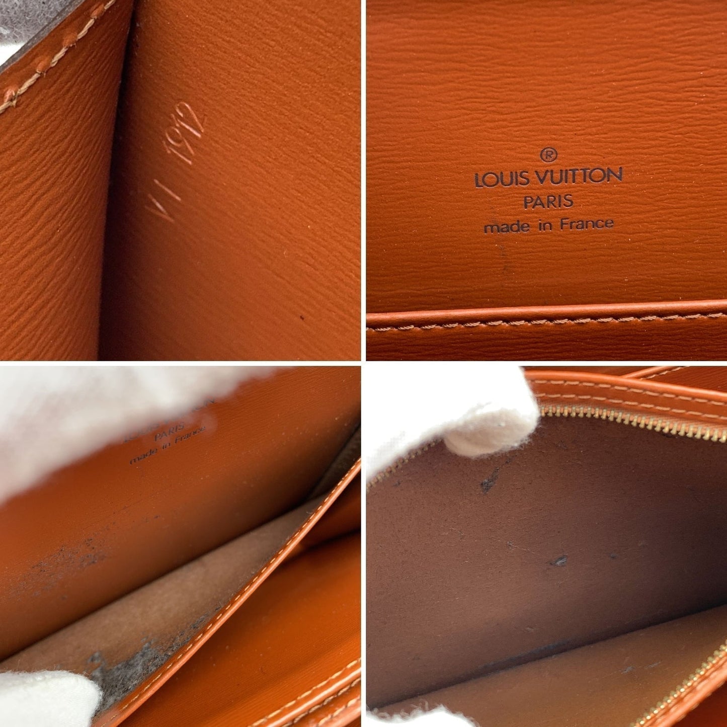 LOUIS VUITTON   Brown Epi Leather Capucine Shoulder Bag