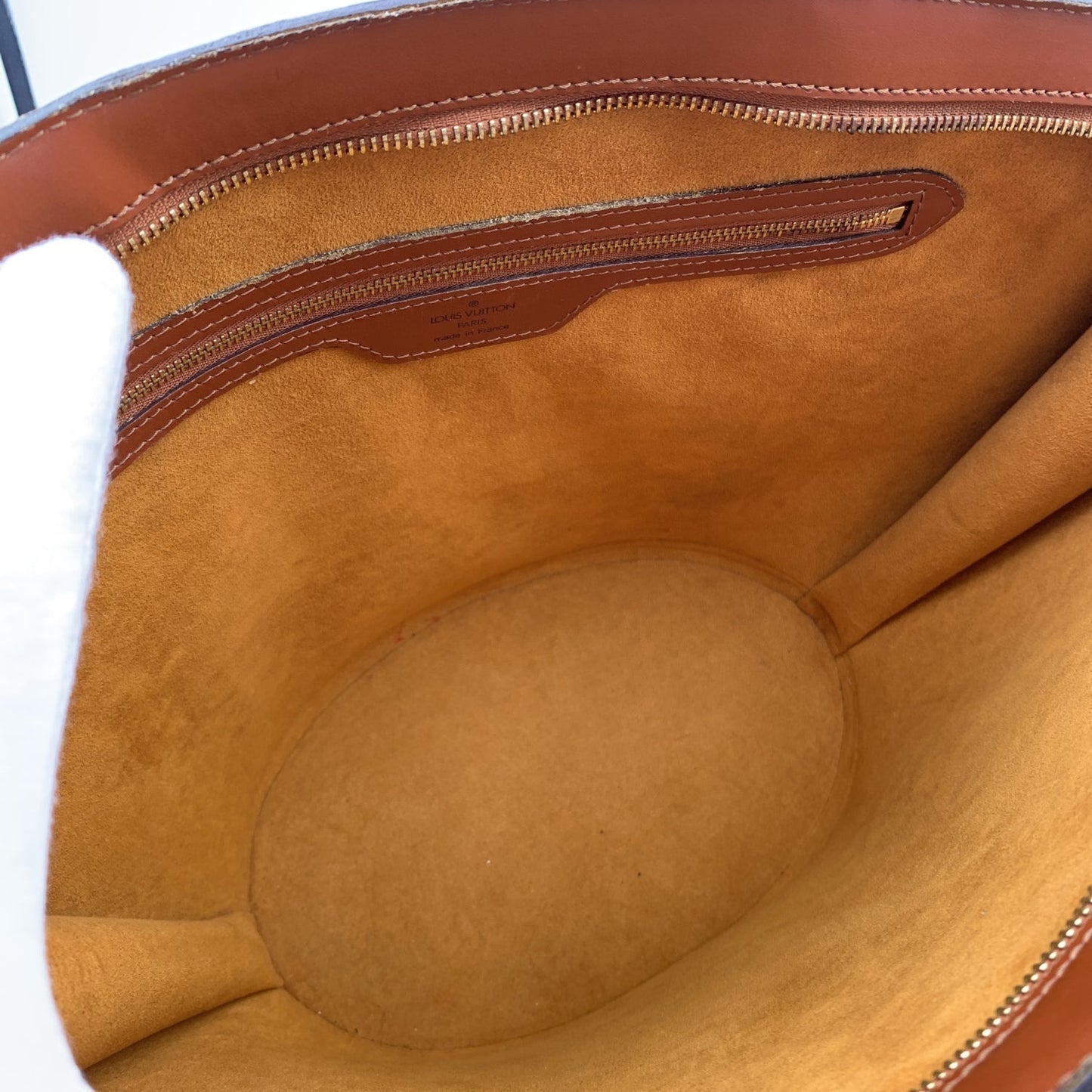 LOUIS VUITTON   Epi Red Leather Saint Jacques Gm Tote Bag