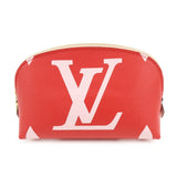 Louis Vuitton Monogram Giant Pochette Cosmetic PM Rouge M67694