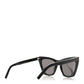 Saint Laurent New Wave SL214 Kate Cat Sunglasses Black