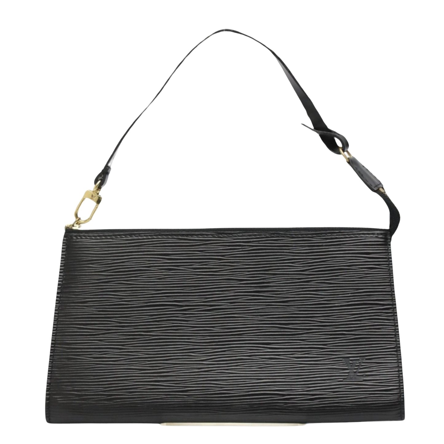Louis Vuitton Pochette Accessoire  Leather Clutch Bag