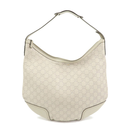 GUCCI Sherry Guccissima Leather Shoulder Bag Ivory 293596