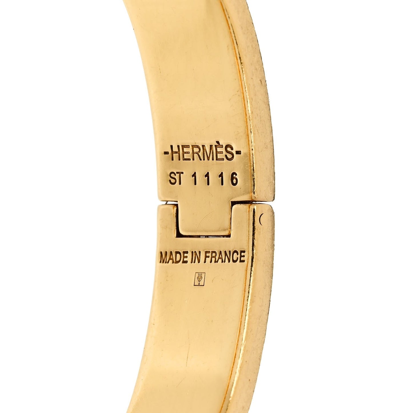 Amelia Enamel Narrow Clic Clac H Bracelet PM Black