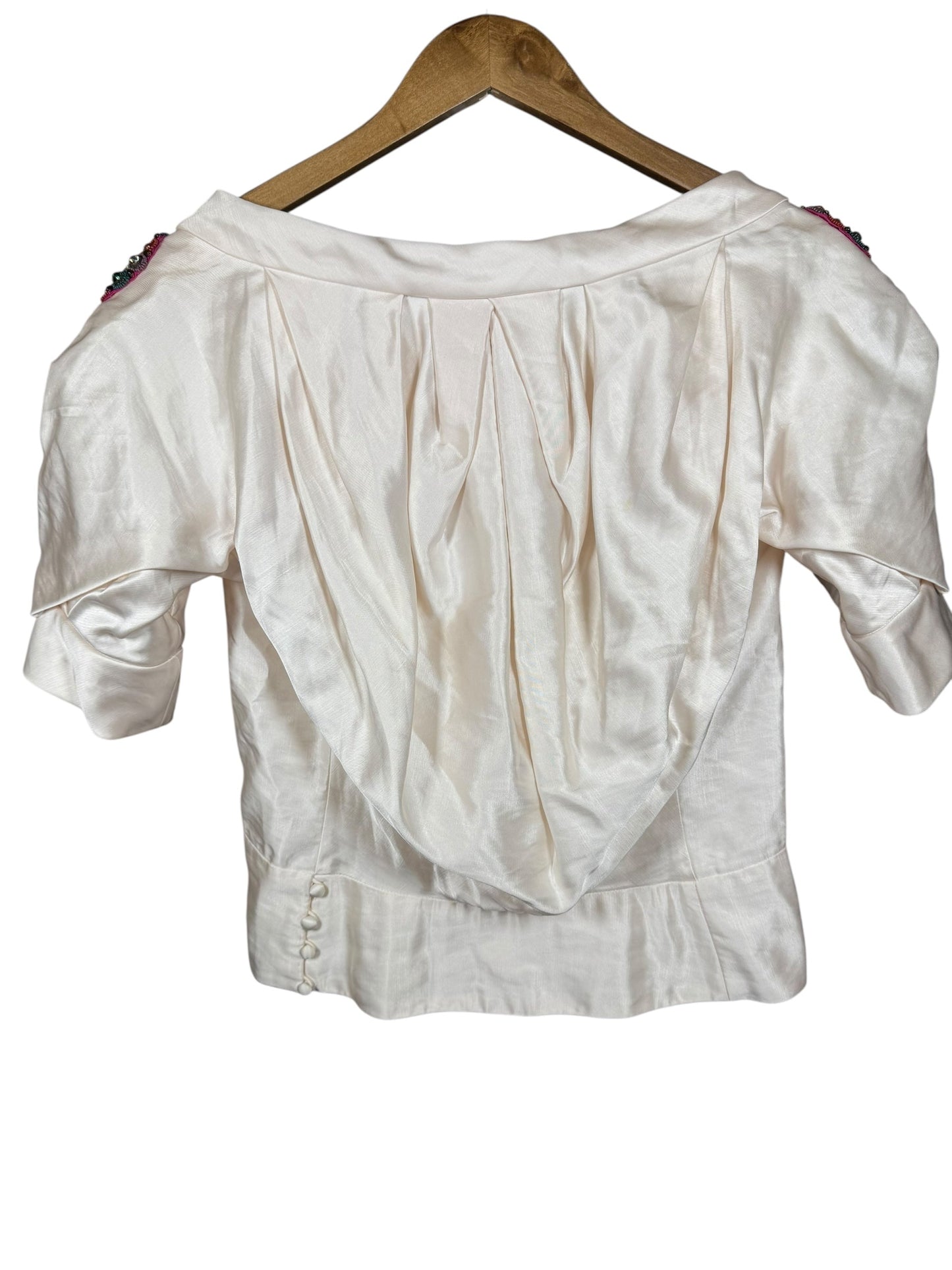 Louis Vuitton Beaded Short Sleeve Top