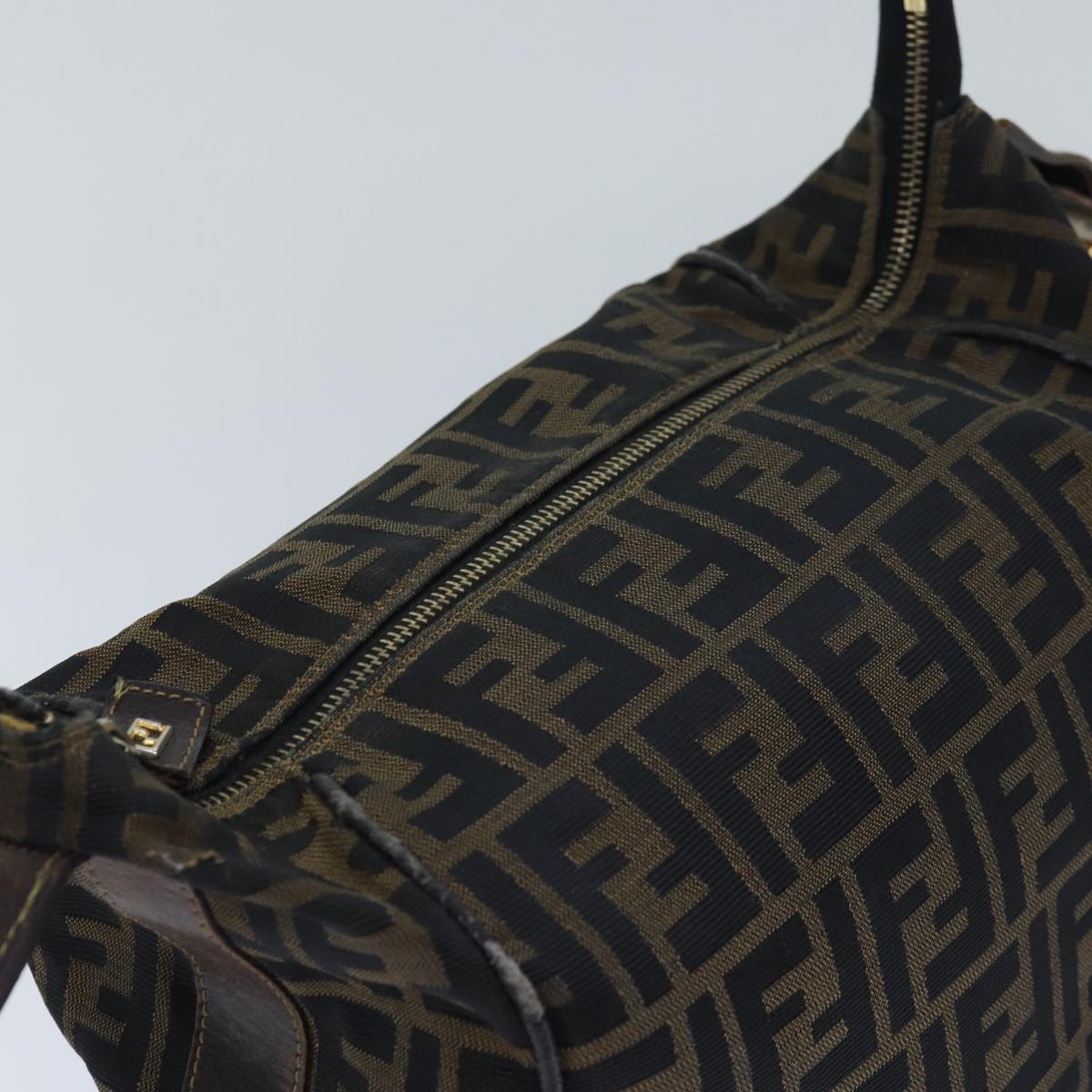 Fendi Zucchino  Canvas Clutch Bag