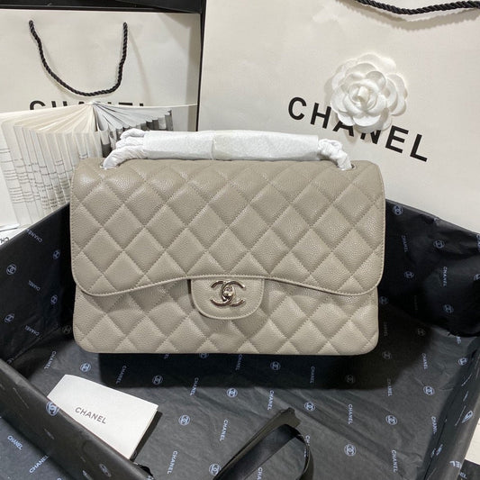 CHL - Large Classic Handbag SilAmelia- Hardware Grey For Women Handbags, Shoulder Bags 11.8in/30cm