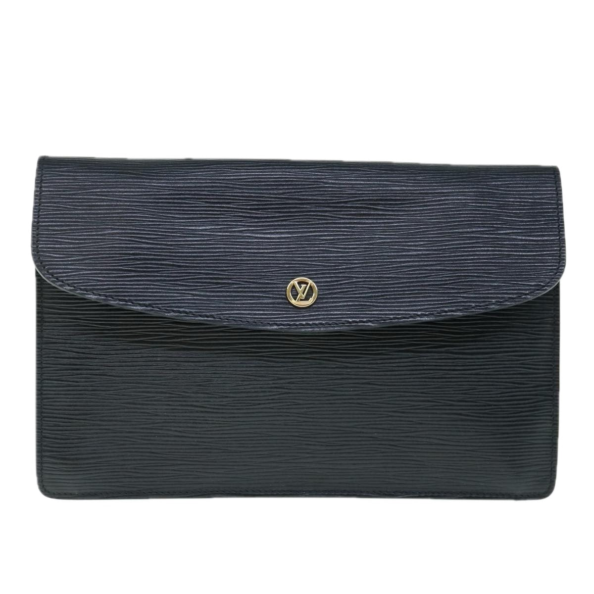 Louis Vuitton Montaigne  Leather Clutch Bag