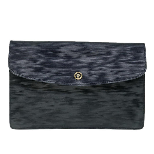 Louis Vuitton Montaigne  Leather Clutch Bag
