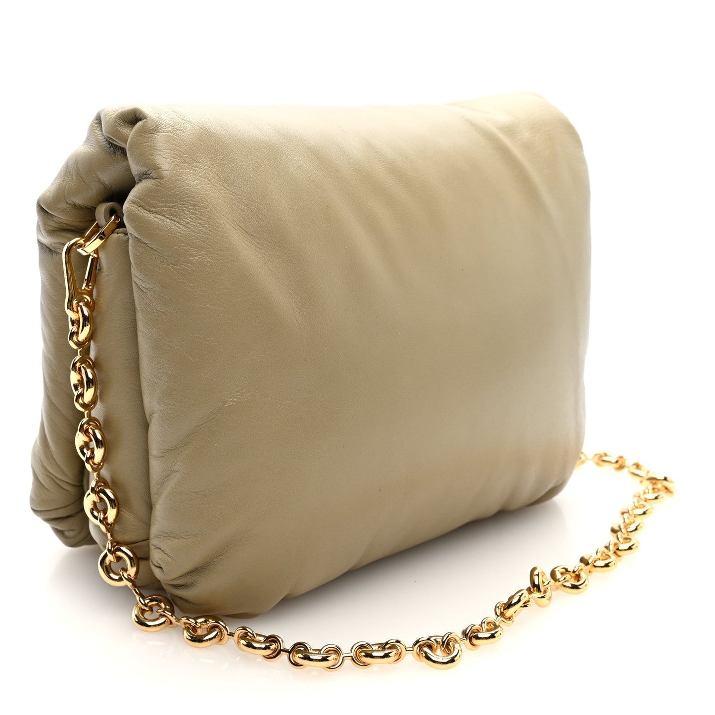 Loewe Lambskin Goya Puffer Bag Clay Green