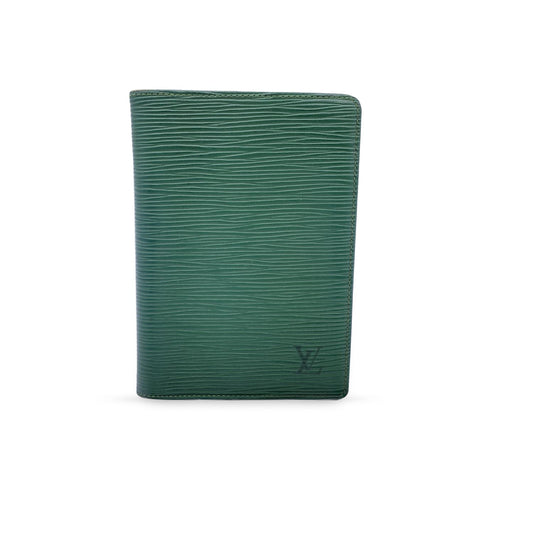 LOUIS VUITTON   Green Epi Leather Doucument Holder Wallet