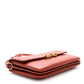Saint Laurent Smooth Calfskin Le Maillon Satchel Orange
